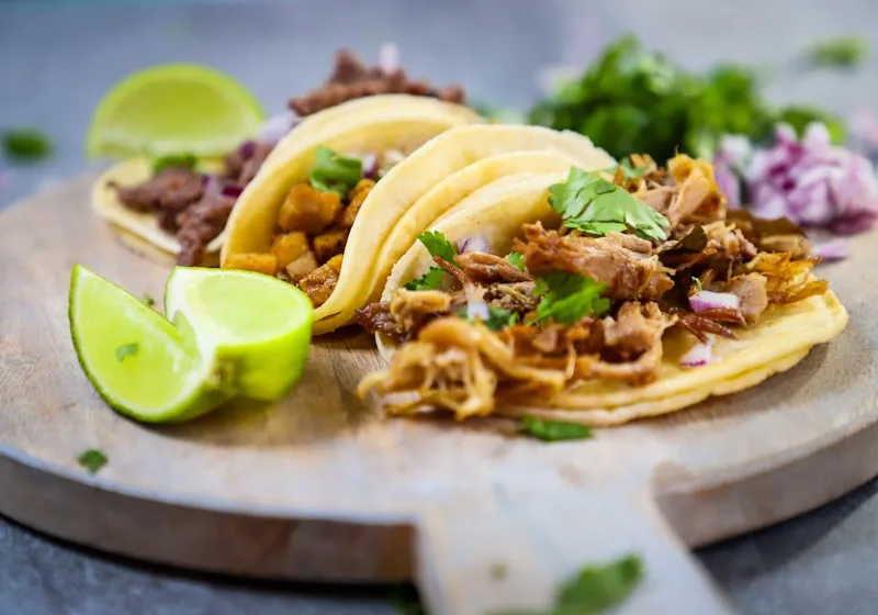 Carne asada tacos ready for pickup